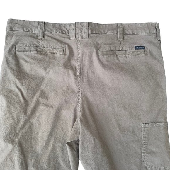 Columbia Mens Hiking Pants Size 44x30 Light Green Cotton - Picture 5 of 6